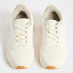 Fast Wear White Lace-Up Sneakers