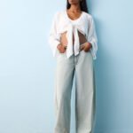 Fast Wear Light Blue Washed High-Rise Jeans