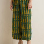 Fast Wear Green Botanical Printed Palazzos