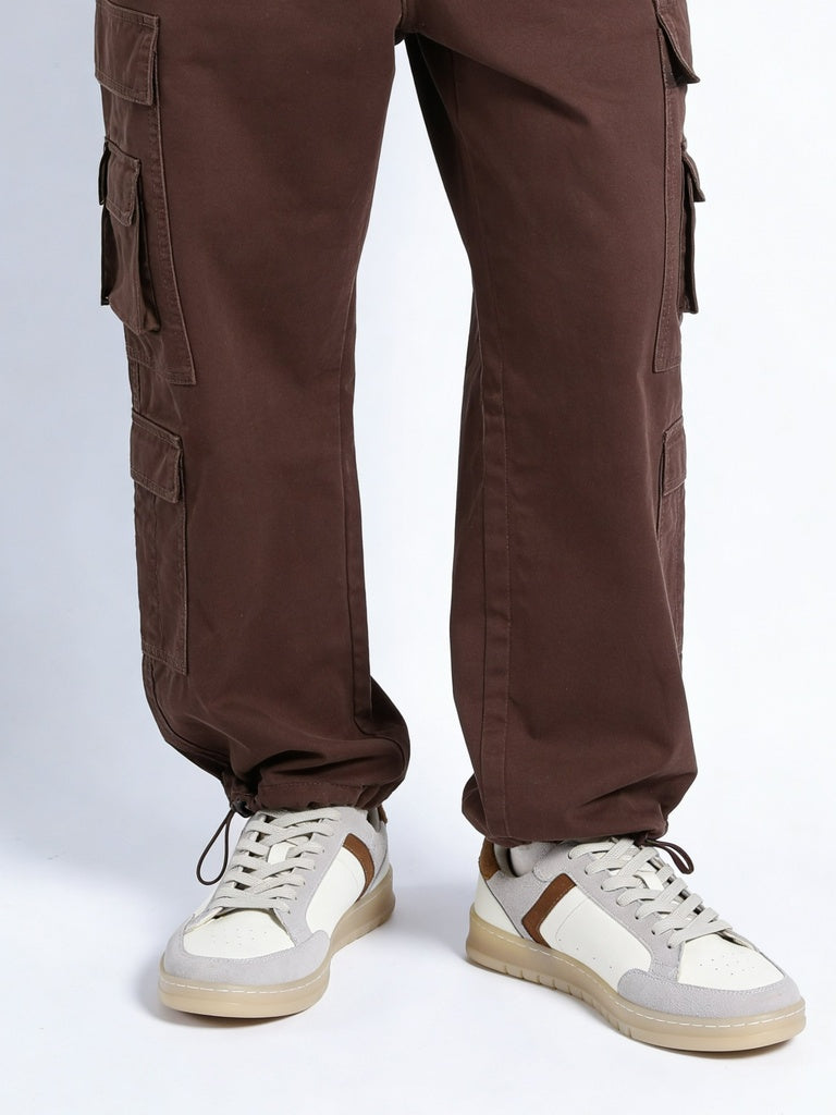 Fast Wear Beige Suede Lace Up Sneakers