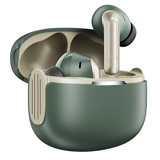Forest Sage Airdopes 219, 4Mics ENx, 40H Battery, Best in Segment for Calling, TWS Ear Buds Wireless Earphones with mic