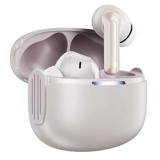 Ivory Airdopes 219, 4Mics ENx, 40H Battery, Best in Segment for Calling, TWS Ear Buds Wireless Earphones with mic