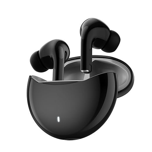 Silver Aero TWS Earbuds Custom EQ, Wireless Bluetooth 5.4, Music & App Support, 50H Playtime, Fast Charging Case