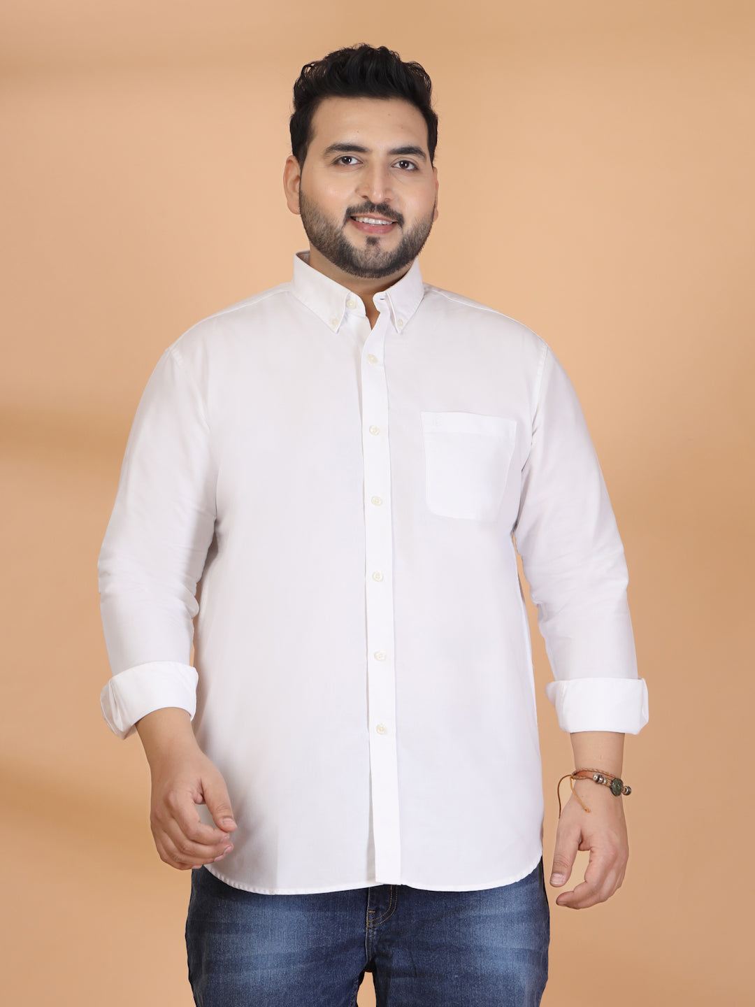 Plus Size Men Classic Casual Shirt