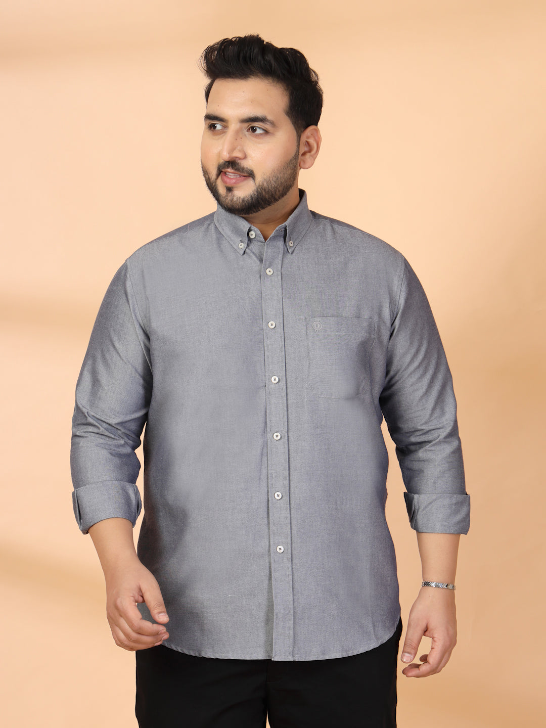 Plus Size Men Classic Casual Shirt