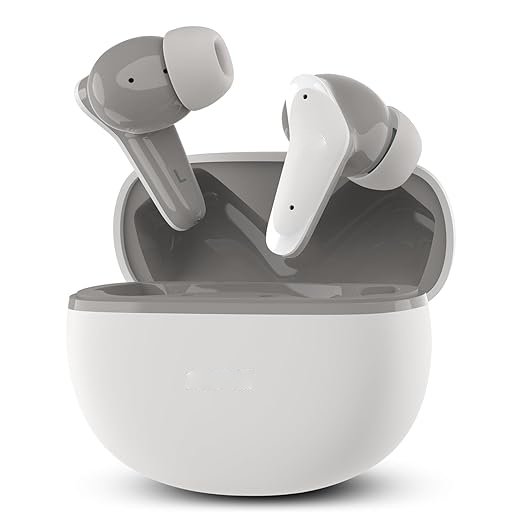 Calm White Buds VS102 Plus Wireless Earbuds, Bluetooth Earbuds with 70H Playtime