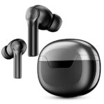 Gunmetal Black Airdopes 300, Cinematic Spatial Audio, 50HRS Battery, 4Mic AI ENx, Fast Charge, App Support, Low Latency