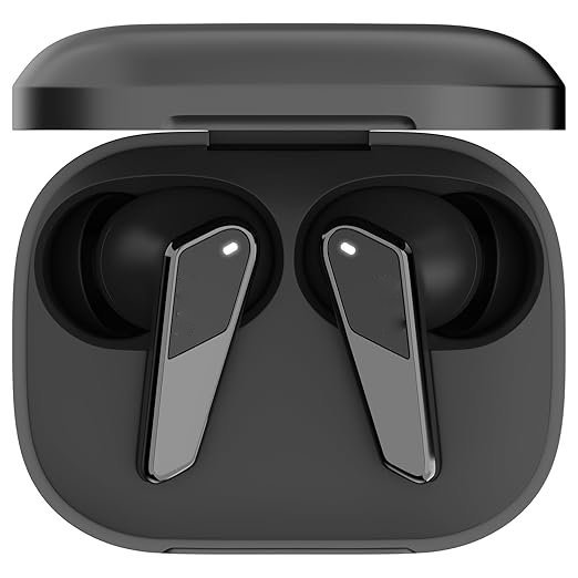 Black Buds N1 Pro Truly Wireless Earbuds with Metallic Finish