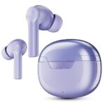 Purple Haze Airdopes 300, Cinematic Spatial Audio, 50HRS Battery, 4Mic AI ENx, Fast Charge, App Support, Low Latency