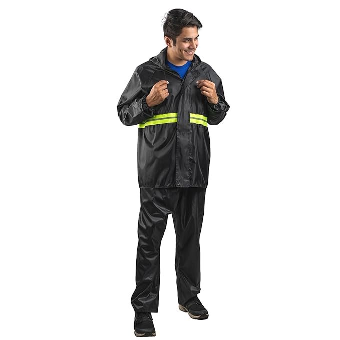 Waterproof Bike Raincoat for Men with Matching Pant Set