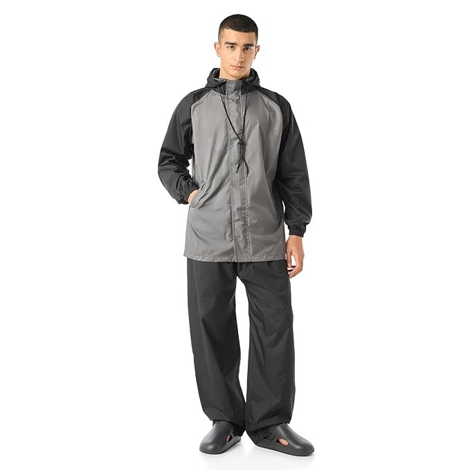 Premium Waterproof Raincoat with Pant for Men Outdoor Rain Protection