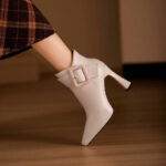 Diora Buckle Stiletto Boot