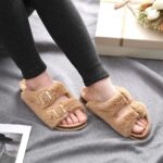 Belle Maison Faux Fur Slides