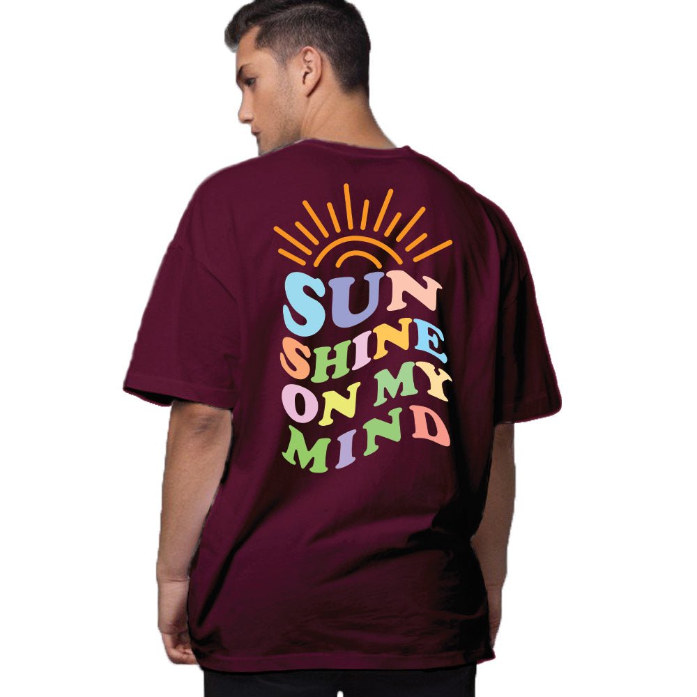 Drop Shoulder "Sunshine" Oversized T-Shirt