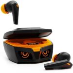 Black Inferno X1 Plus True Wireless Earbuds, 10mm Driver, Deep Bass, 70 Hours Battery, Fast Charging, Quad ENC, 40ms Low Latency Gaming Mode