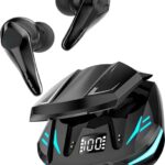 Black Predator Xo3 Gaming Earbuds with 35MS Low Latency, 13MM Drivers & 50H Playtime Bluetooth