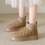 Quilted Platform Boot