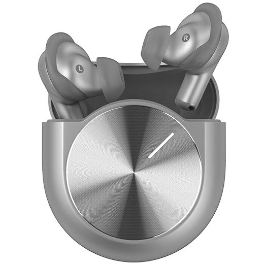 Silver Master Buds 2 with Sound, 51dB Adaptive ANC, Hi-Res LHDC Audio