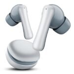 Moon White DuoPods Marathon Earbuds Wireless | Fast Charge | 70H Playtime | BT v5.3 | 13mm Drivers | Noise Cancellation