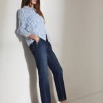 Dark Blue High Rise Skinny Fit Jeans