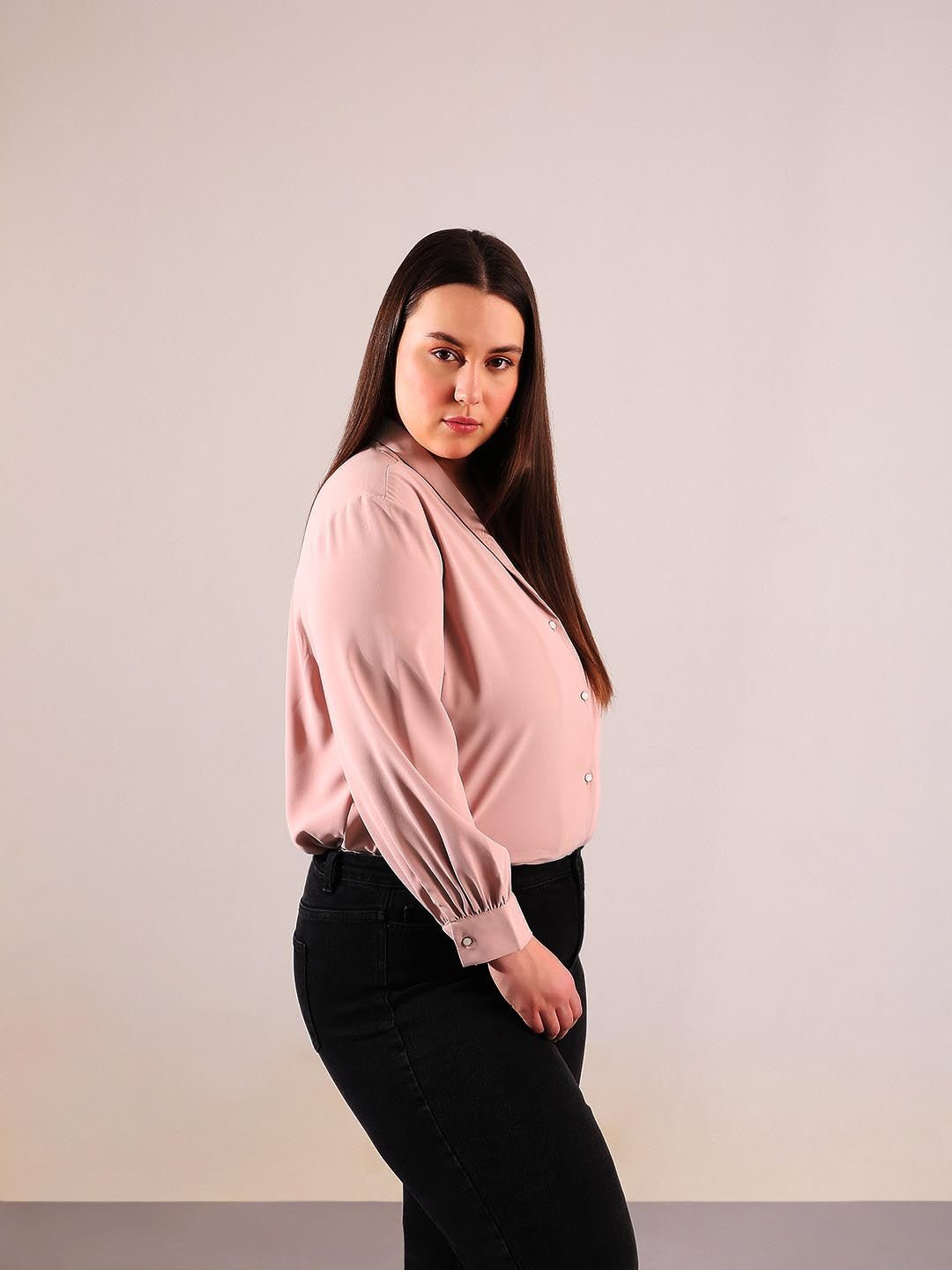 Fast Wear Curve Pink Shirt