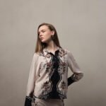 Ecru Floral Print Shirt