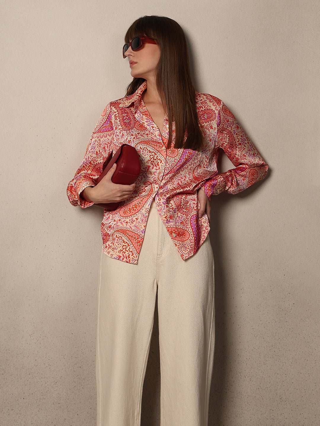 Pink Printed Shirt
