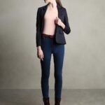 Blue High Rise Skinny Fit Jeans