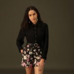 MARQUEE Black Regular Fit Shirt