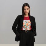 Red Printed Cotton T-shirt