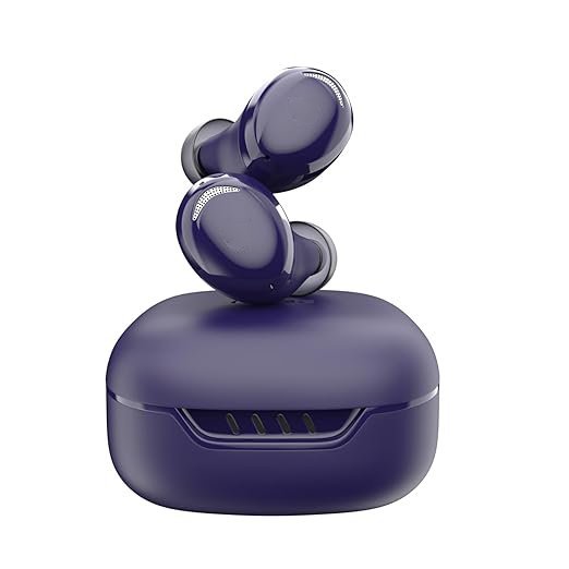 Space Blue Buds Trance in-Ear Truly Wireless Earbuds with 45H of Playtime, Voice Control