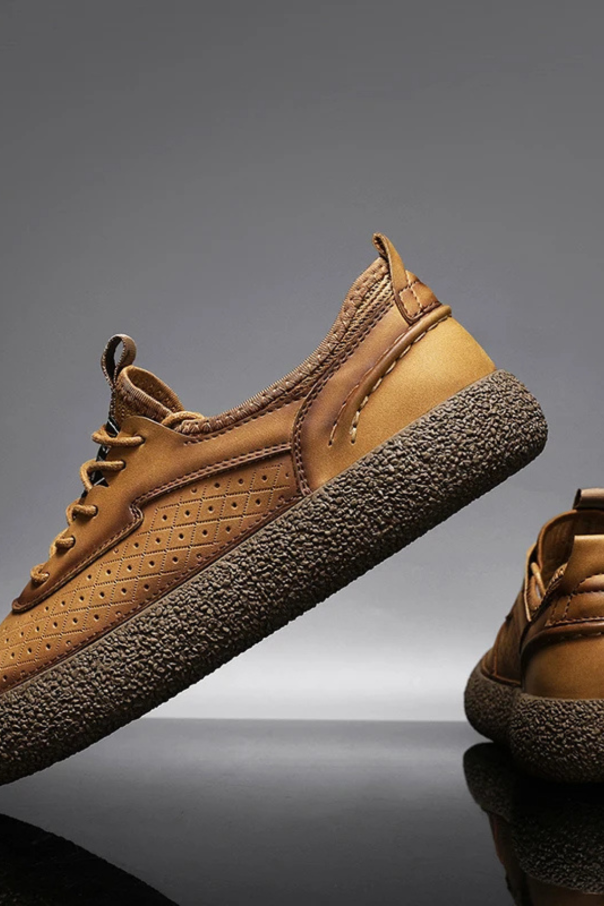 Canyon Stride Leather Sneaker