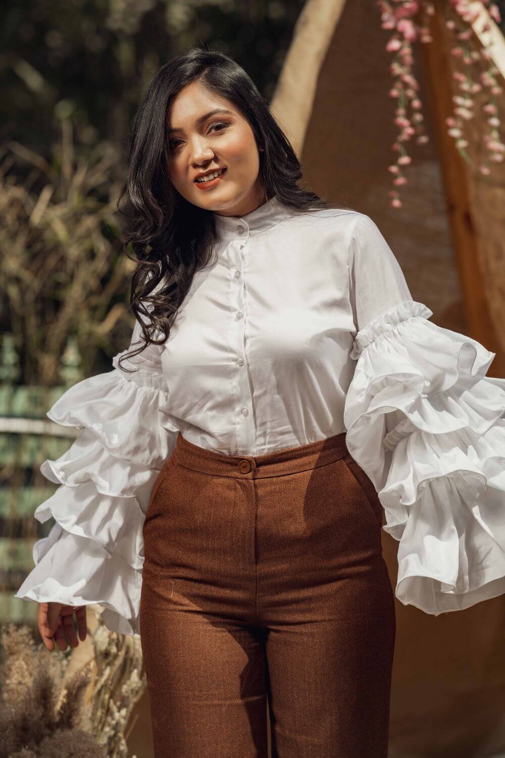 Victorian Ruffle Sleeve Shirt