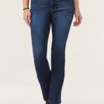 Fast Wear High Rise Cascading  Itty Bitty Boot Petite Jeans