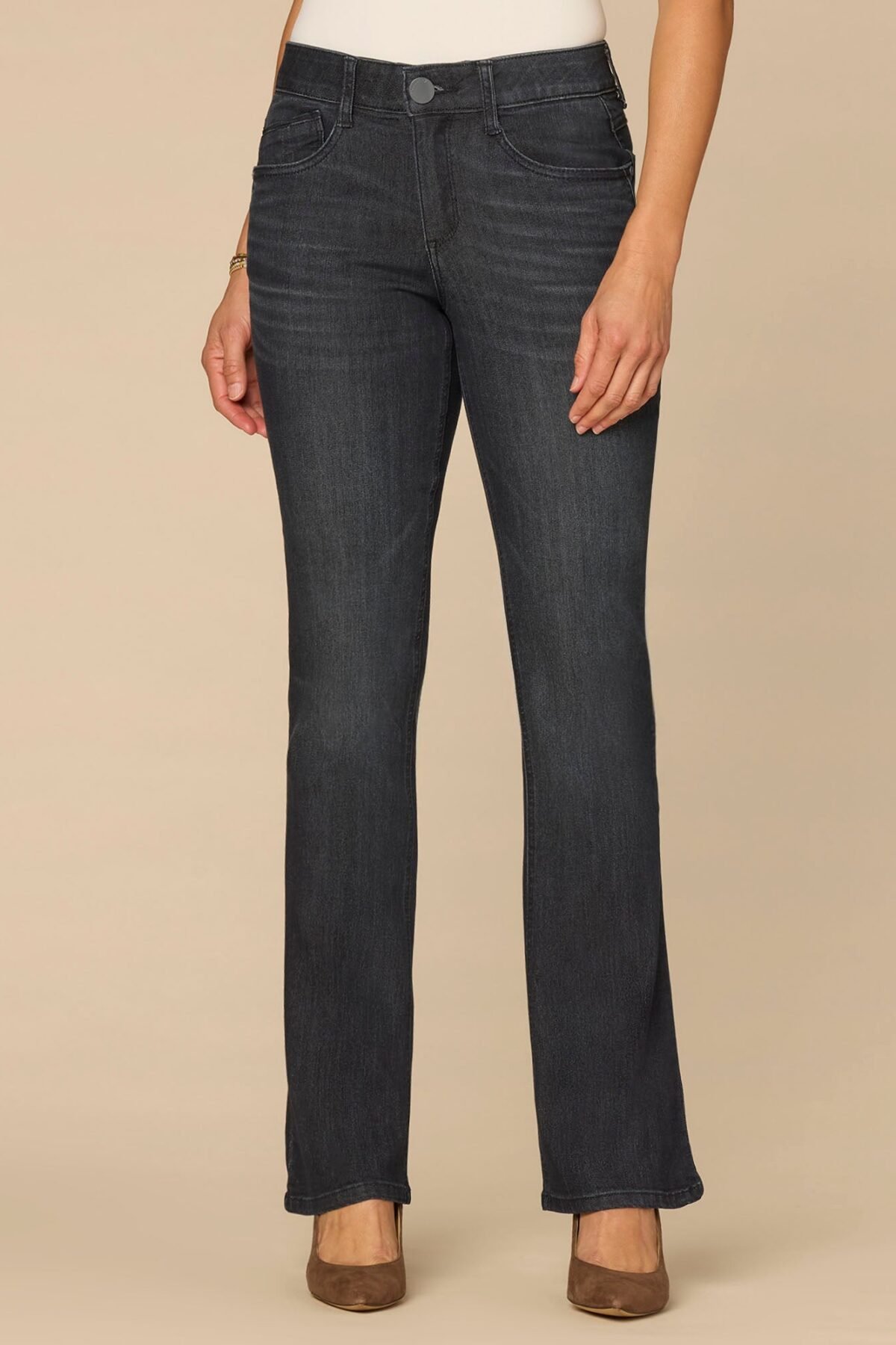 Fast Wear Mid-Rise Dark Indigo Artisanal Itty Bitty Boot Jeans