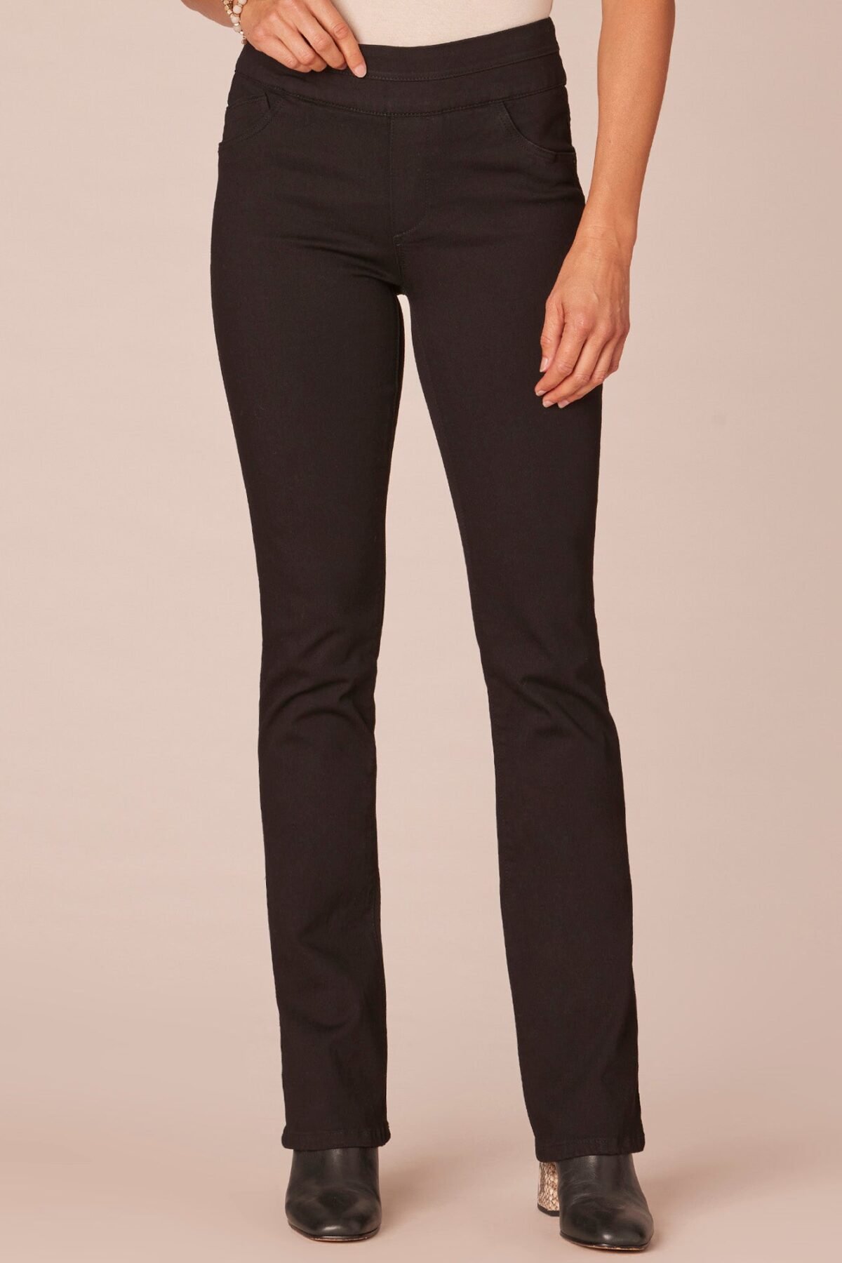 Fast Wear High Rise Pull-On Itty Bitty Boot Glider Tall Jeans