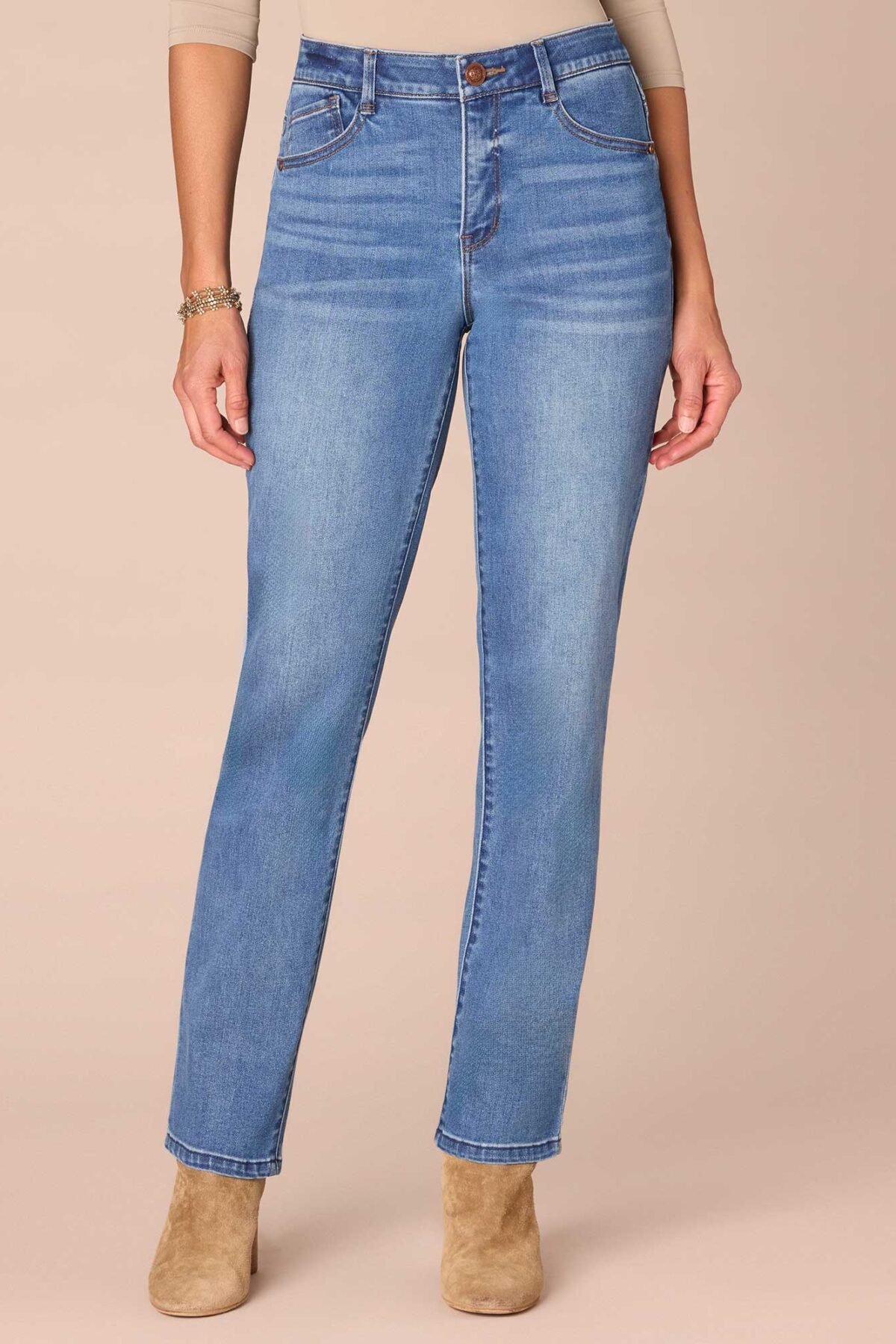 Fast Wear High Rise Straight Leg REPREVE? Jeans