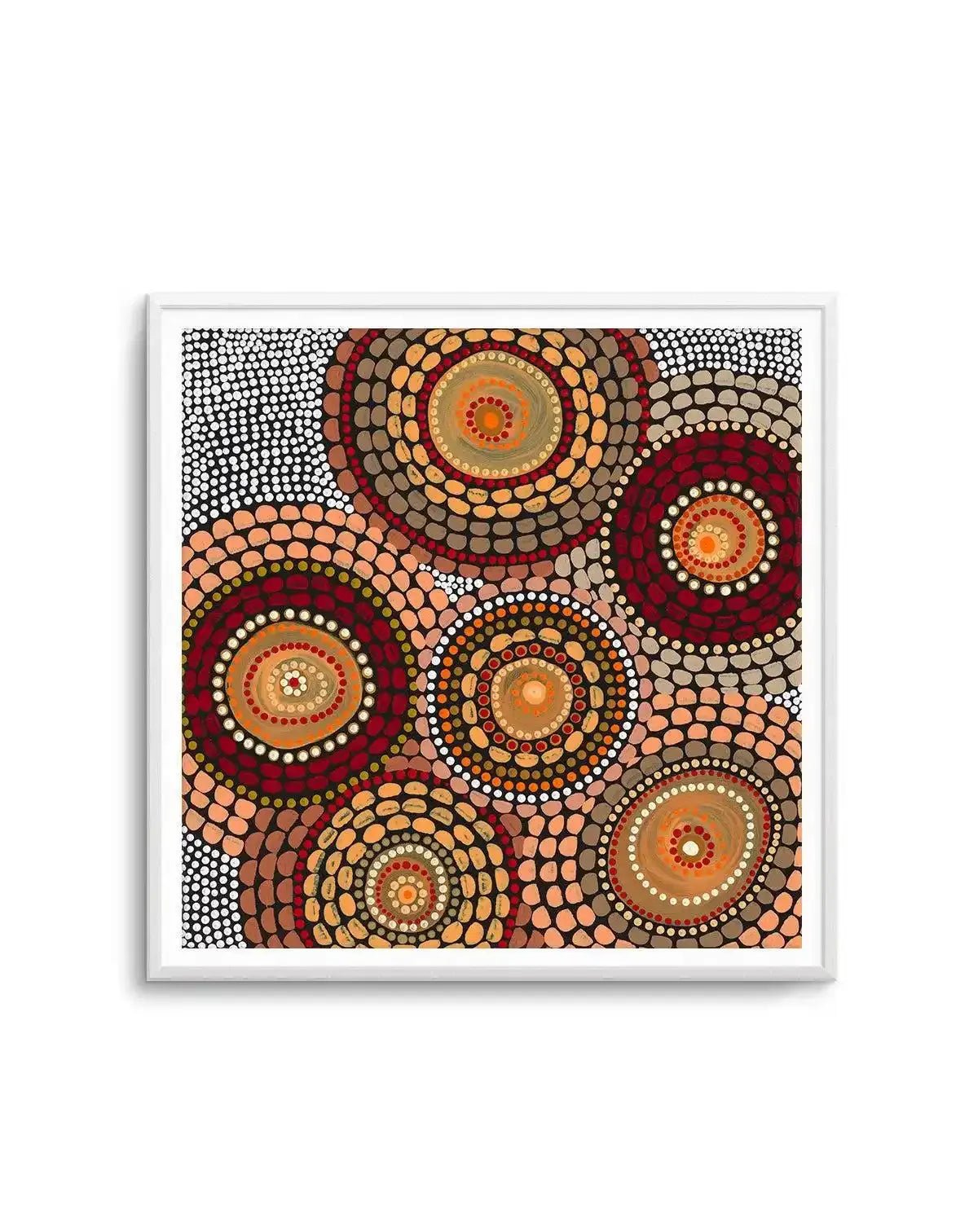 Campfire Meeting By Fast Wear | Art Print