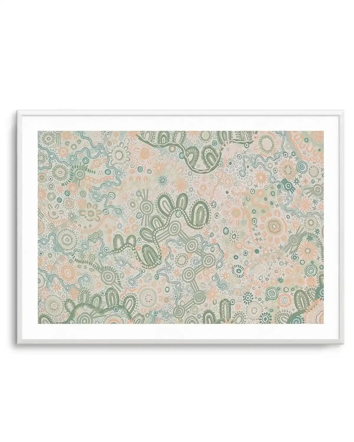 Country in Colour | Green by Fast Wear Art Print