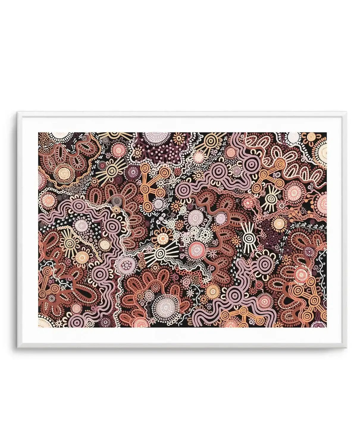 Country in Colour | Brown by Fast Wear Art Print