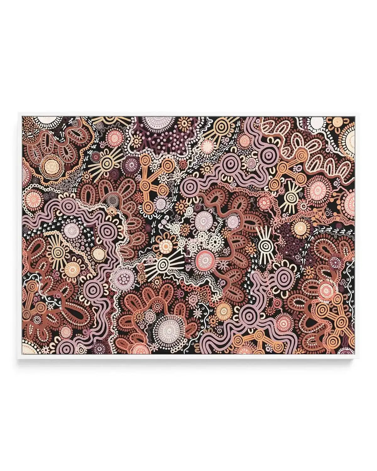 Country in Colour | Brown by Fast Wear | Framed Canvas Art Print