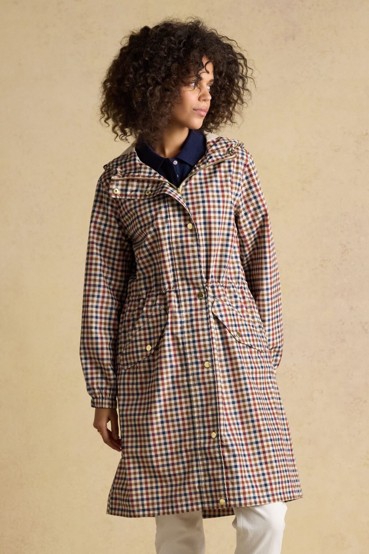 Women's Waterproof Packable Raincoat with Hood Lightweight Travel Rainwear