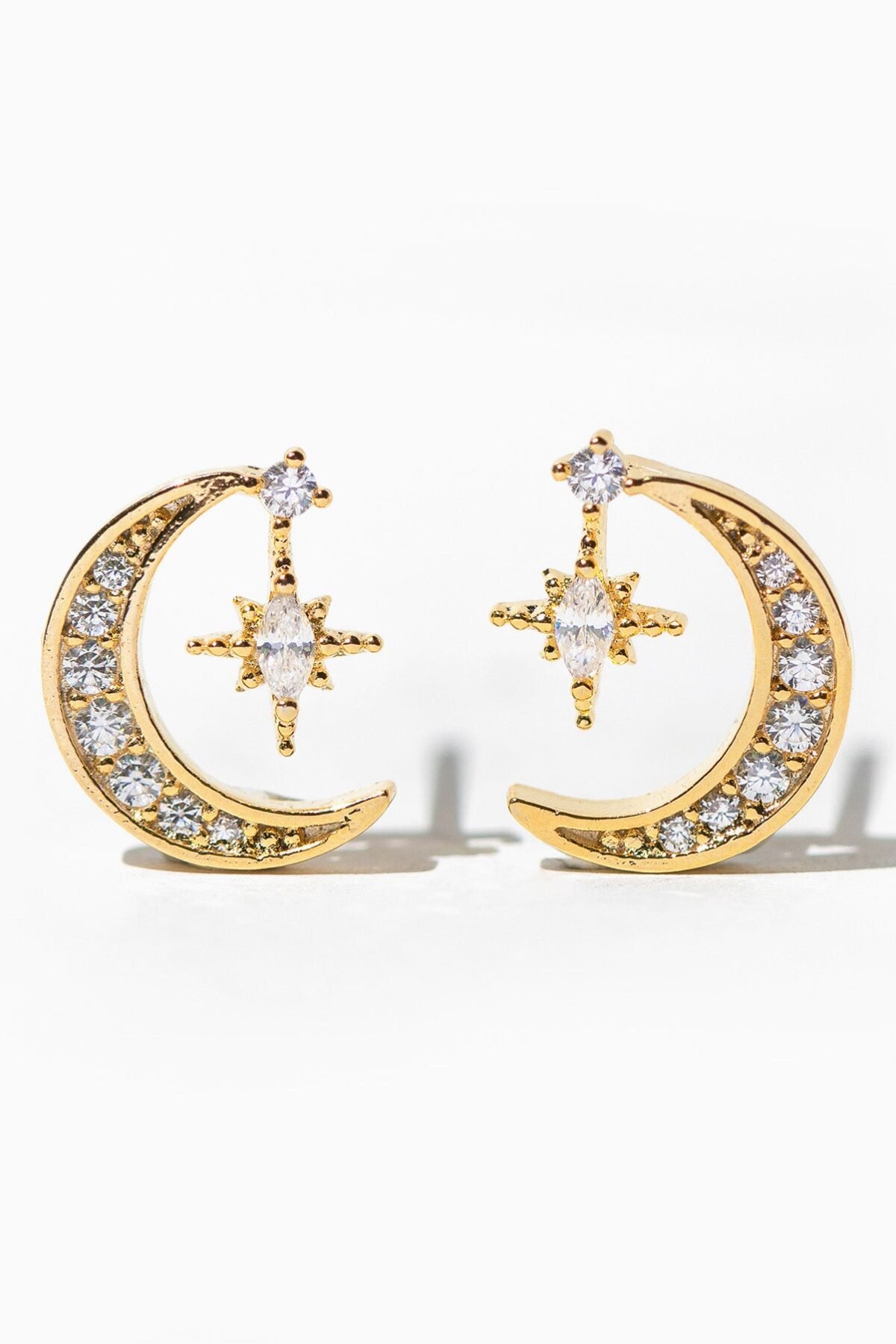 Stargazer Moon Earrings