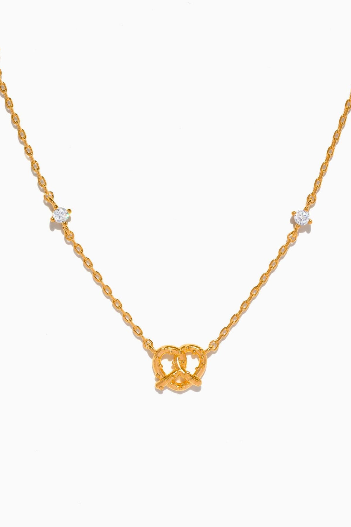 Salted Pretzel Necklace