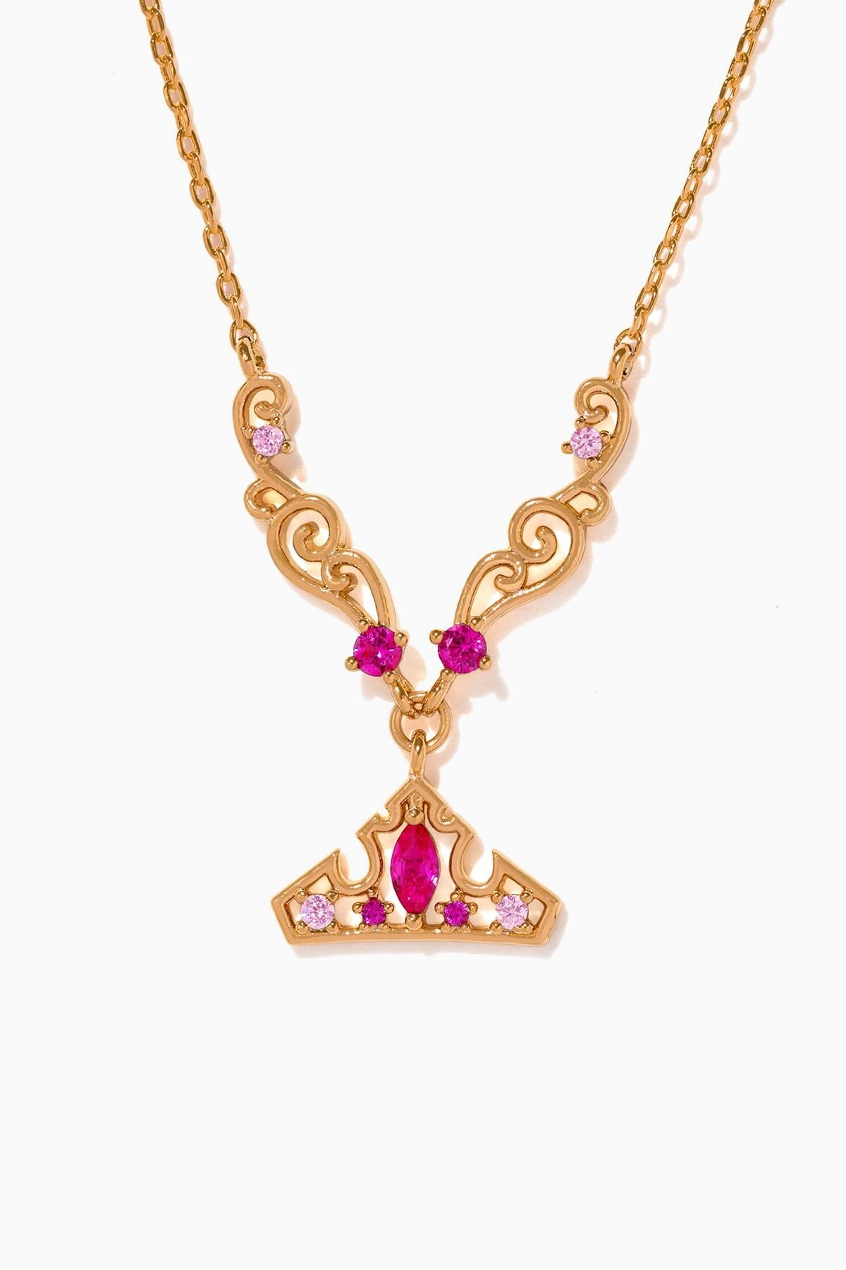 Disney Princess Sleeping Beauty Aurora Crown Necklace