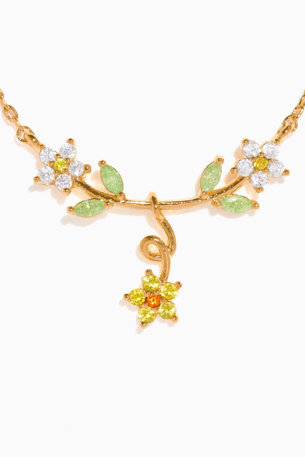 Golden Daisy Necklace