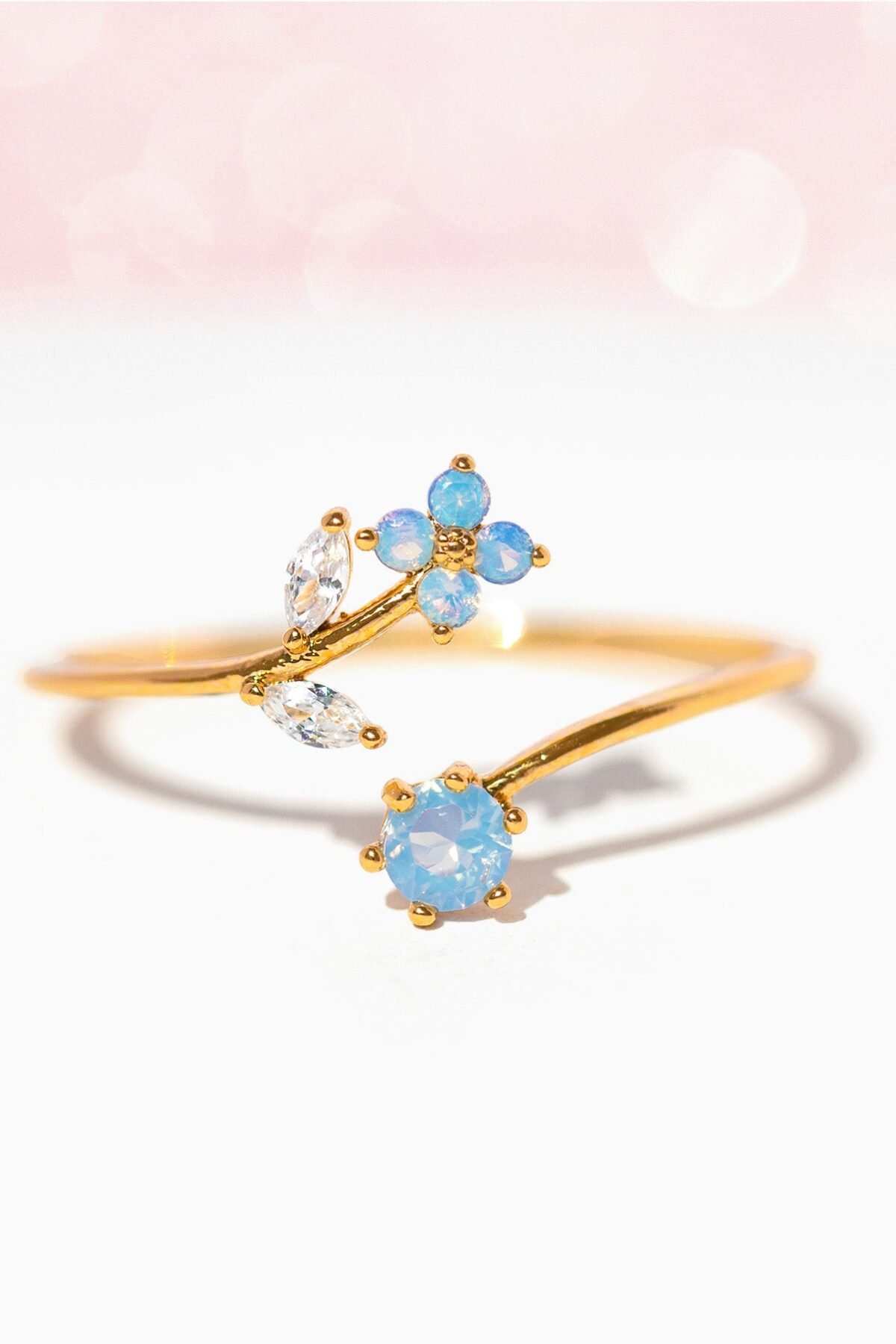 Wandering Blossom Adjustable Ring