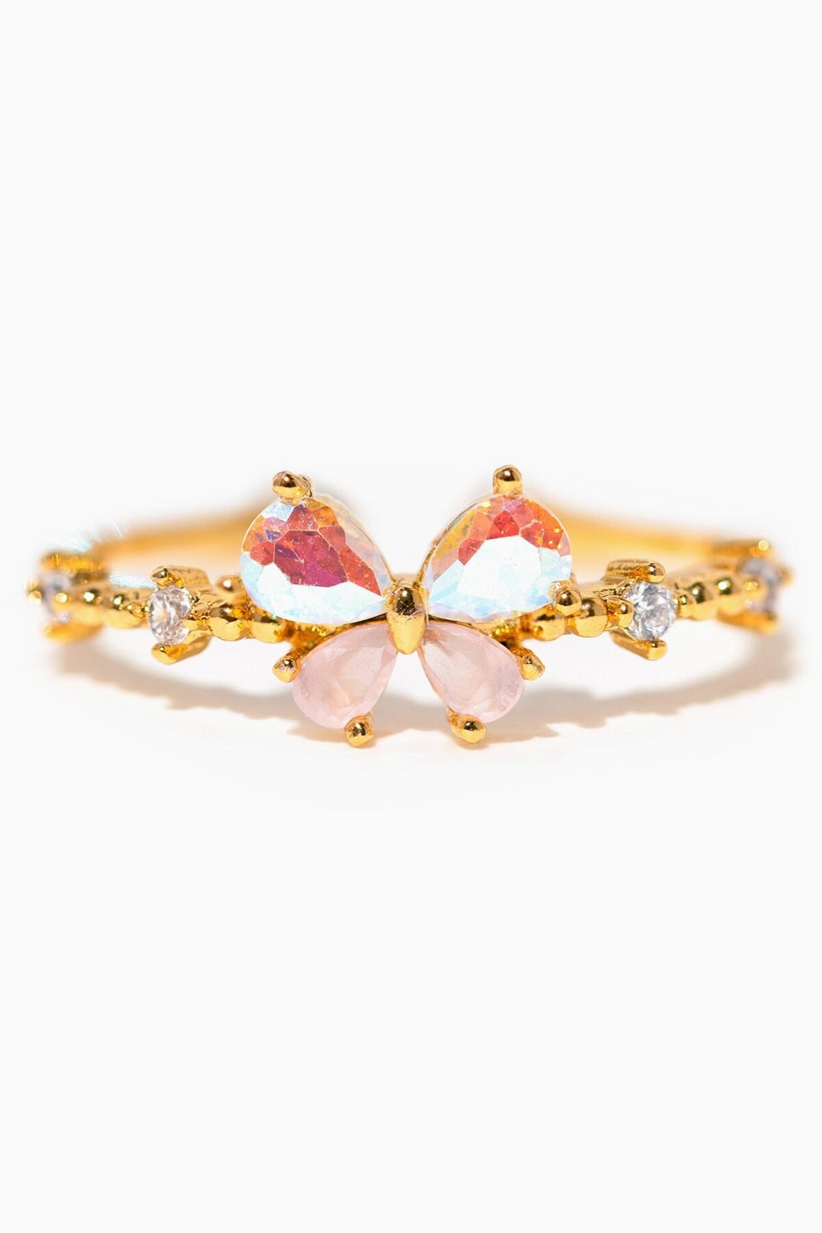 Kaleidoscope Butterfly Adjustable Ring