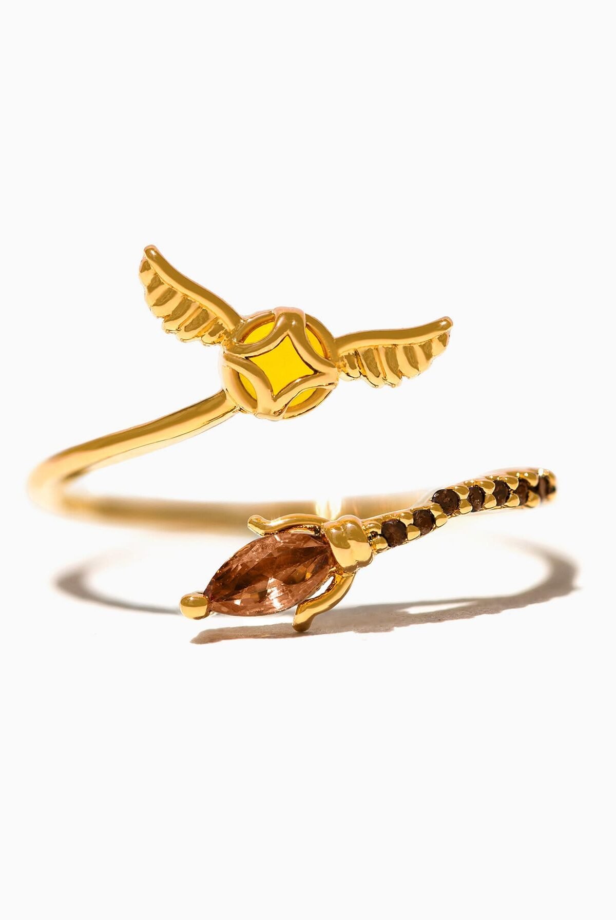Harry Potter Golden Snitch Adjustable Ring