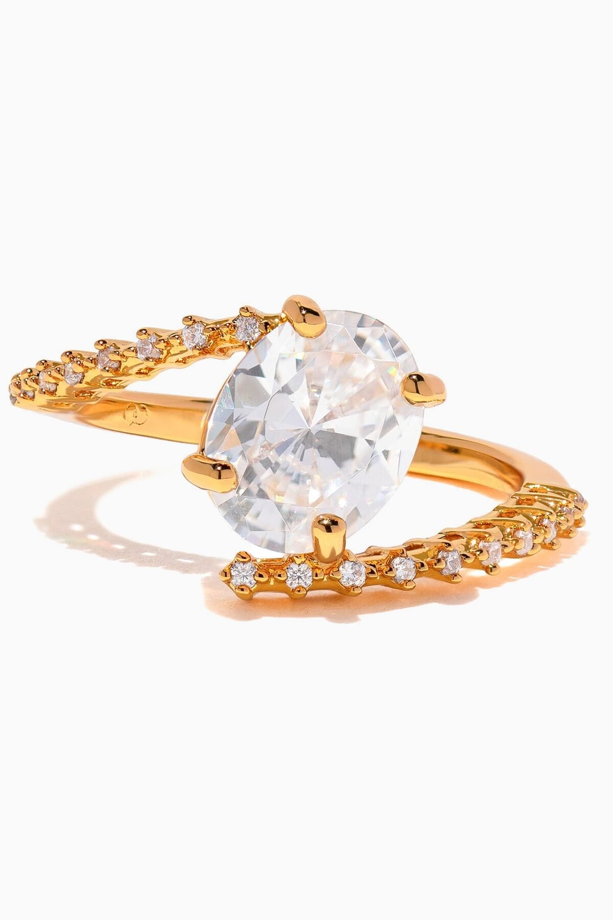Solitaire Floating Ring